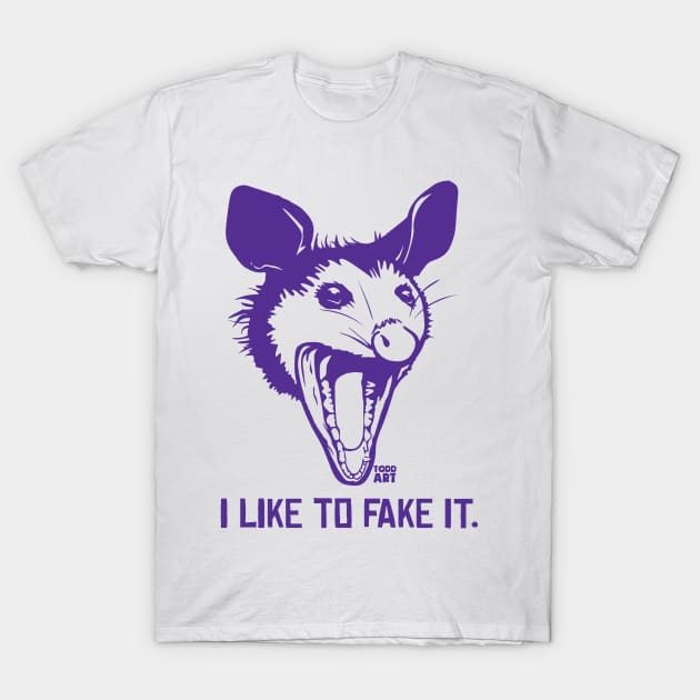 FAKE IT T-Shirt by toddgoldmanart